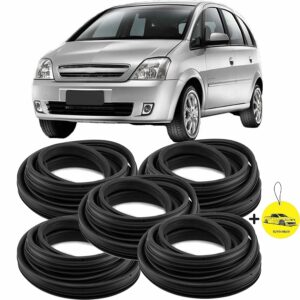 Kit Borracha 4 Portas + Porta Mala Meriva 2010 2011 2012