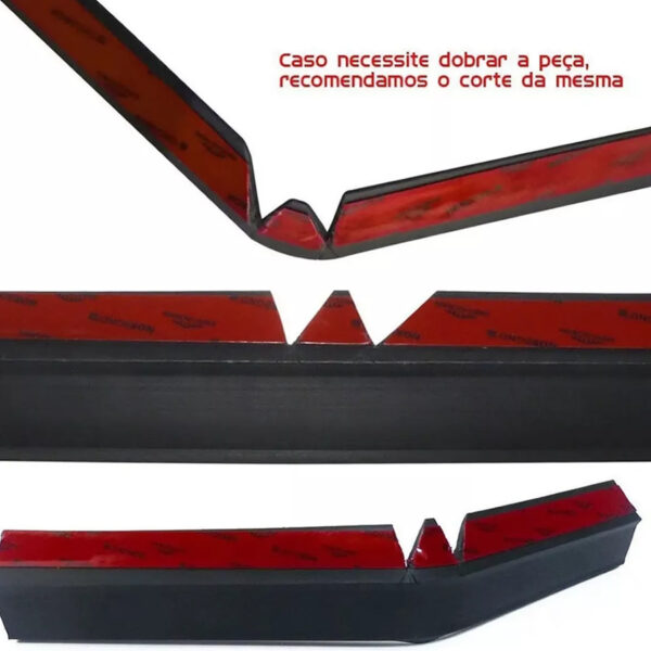 Saia Spoiler Front Lip Spoiler Spoiler Universal Ez Lip 3m - Imagem 4
